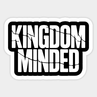 Kingdom Minded Christian Gift Sticker